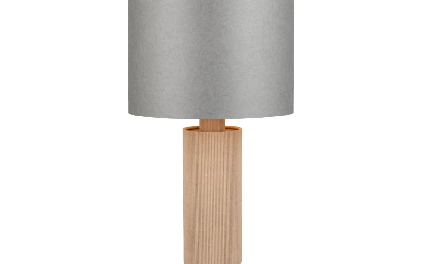 Canio Bordslampa 48cm E27 trä/grå