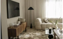 Cannes Golvlampa 140cm Svart