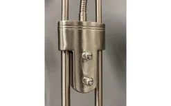 Cannes Golvlampa 1,8m LED 3000K 25W+5W Dimbar Stål