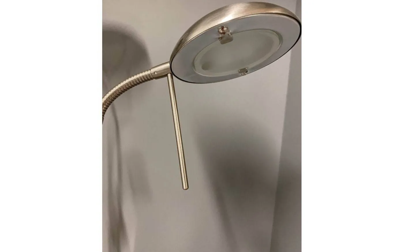 Cannes Golvlampa 1,8m LED 3000K 25W+5W Dimbar Stål