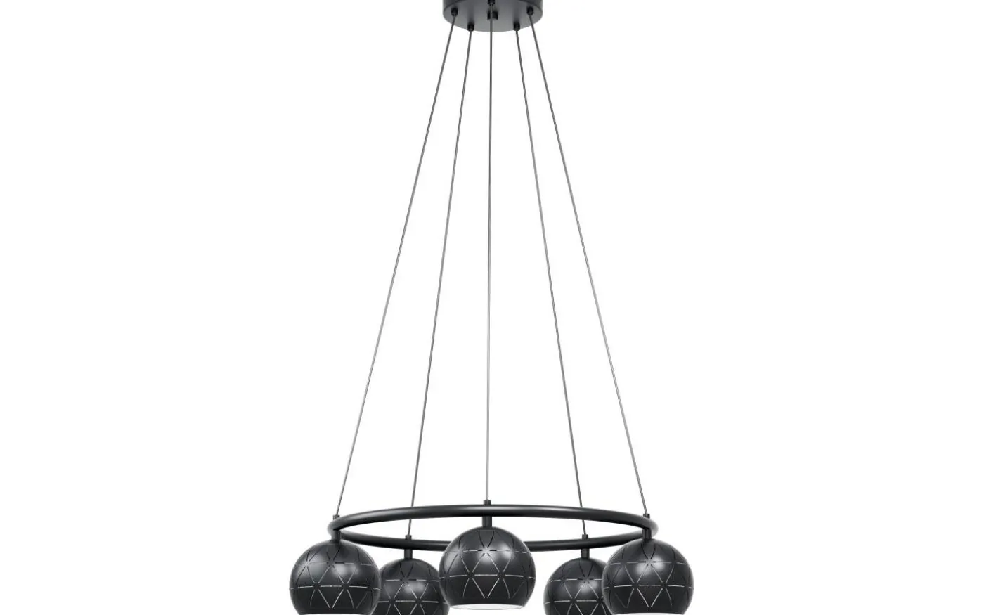 Cantallops Taklampa 69cm 5L Svart