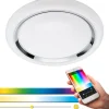 Capasso Plafond 34cm Eglo Connect LED 2700-6500K + RGB 17W Vit