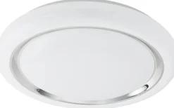 Capasso Plafond 40cm LED 3000K 20W Vit/Krom