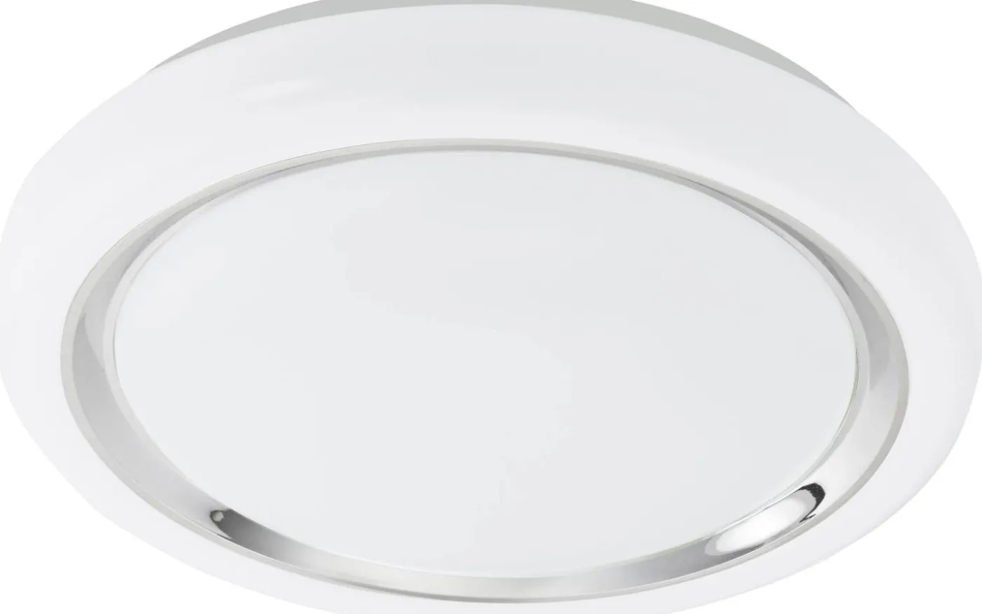 Capasso Plafond 34cm LED 3000K 18W Vit/Krom