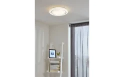 Capasso Plafond 34cm LED 3000K 18W Vit/Krom