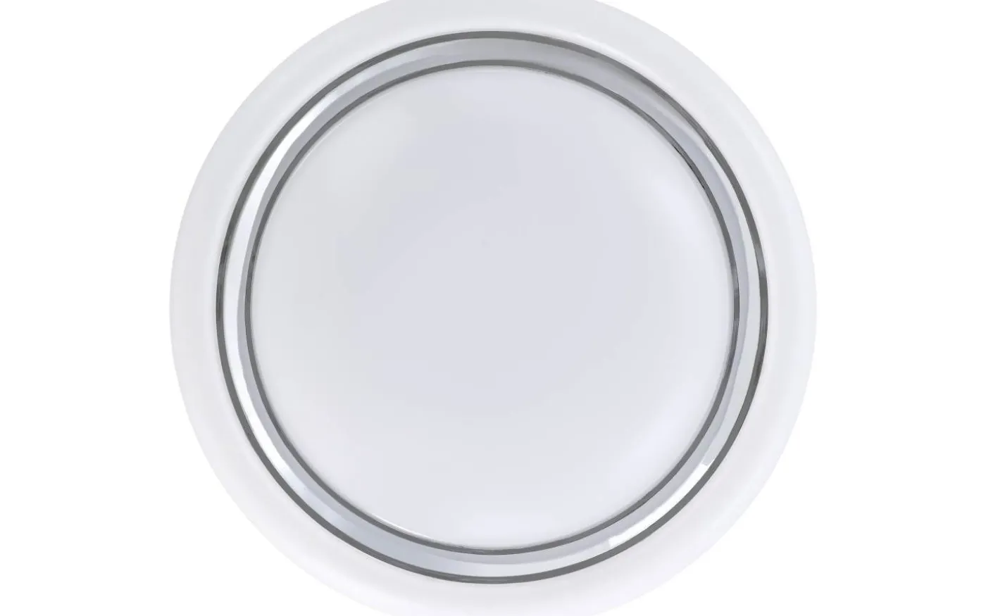 Capasso Plafond 34cm LED 3000K 18W Vit/Krom