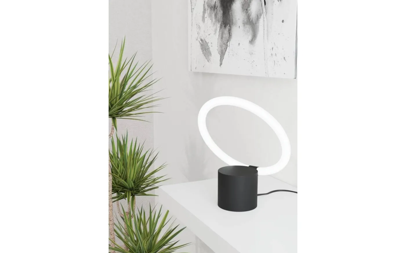 Caranacoa Bordslampa 26cm LED 3000K 11,5W Svart