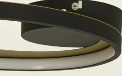 Carat Plafond/Vägglampa 36cm LED 15W 3000K Svart/Guld