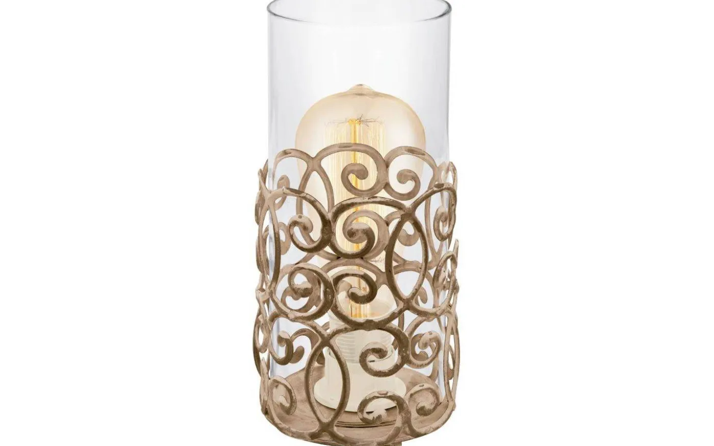 Cardigan Bordslampa 27cm Brun