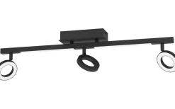 Cardillio 2 Takspotlight 39cm LED 3000K 3x3,2W + 2x3,3W Svart