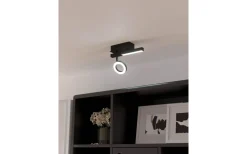 Cardillio 2 Takspotlight 23cm LED 3000K 3,2W + 2,2W Svart