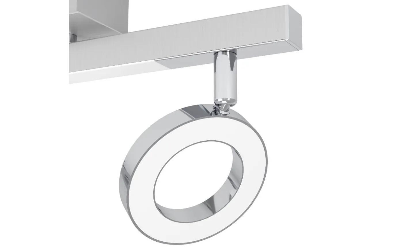 Cardillio Takspotlight 39cm LED 3000K 2x3,2W + 3,3W Krom