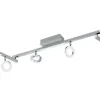 Cardillio Takspotlight 159cm LED 3000K 6x3,2W + 3x3,3W Krom