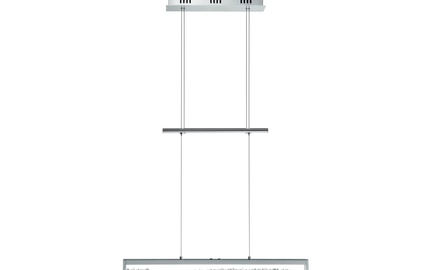 Cardito Hisslampa 70cm LED 2700-5000K 24W Krom/Kristall