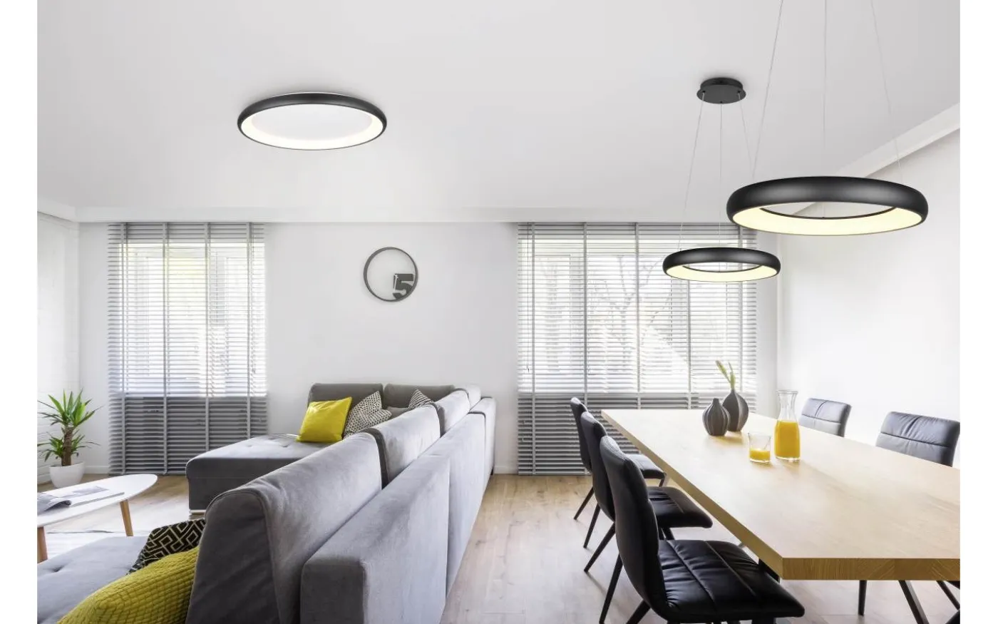 Cardona Plafond LED 75cm mattsvart