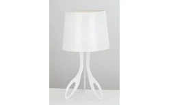 Carla Bordslampa 39cm Vit