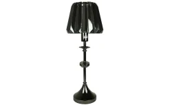 Carlow Bordslampa 50cm Kristall K5 Svart