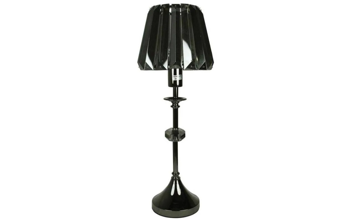 Carlow Bordslampa 50cm Kristall K5 Svart
