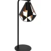 Carlton Bordslampa 51cm Svart/Koppar