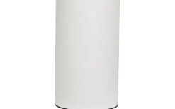 Carolin Cylinder Lampskärm Hög Ø25cm Vit, Svart Band