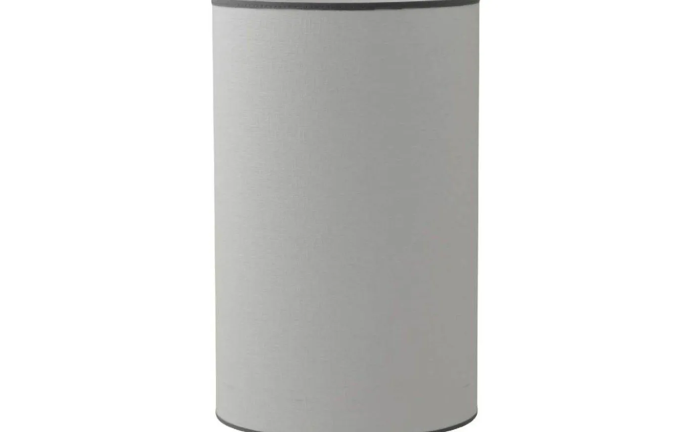 Carolin Cylinder Lampskärm Hög Ø25cm Vit, Grått Band