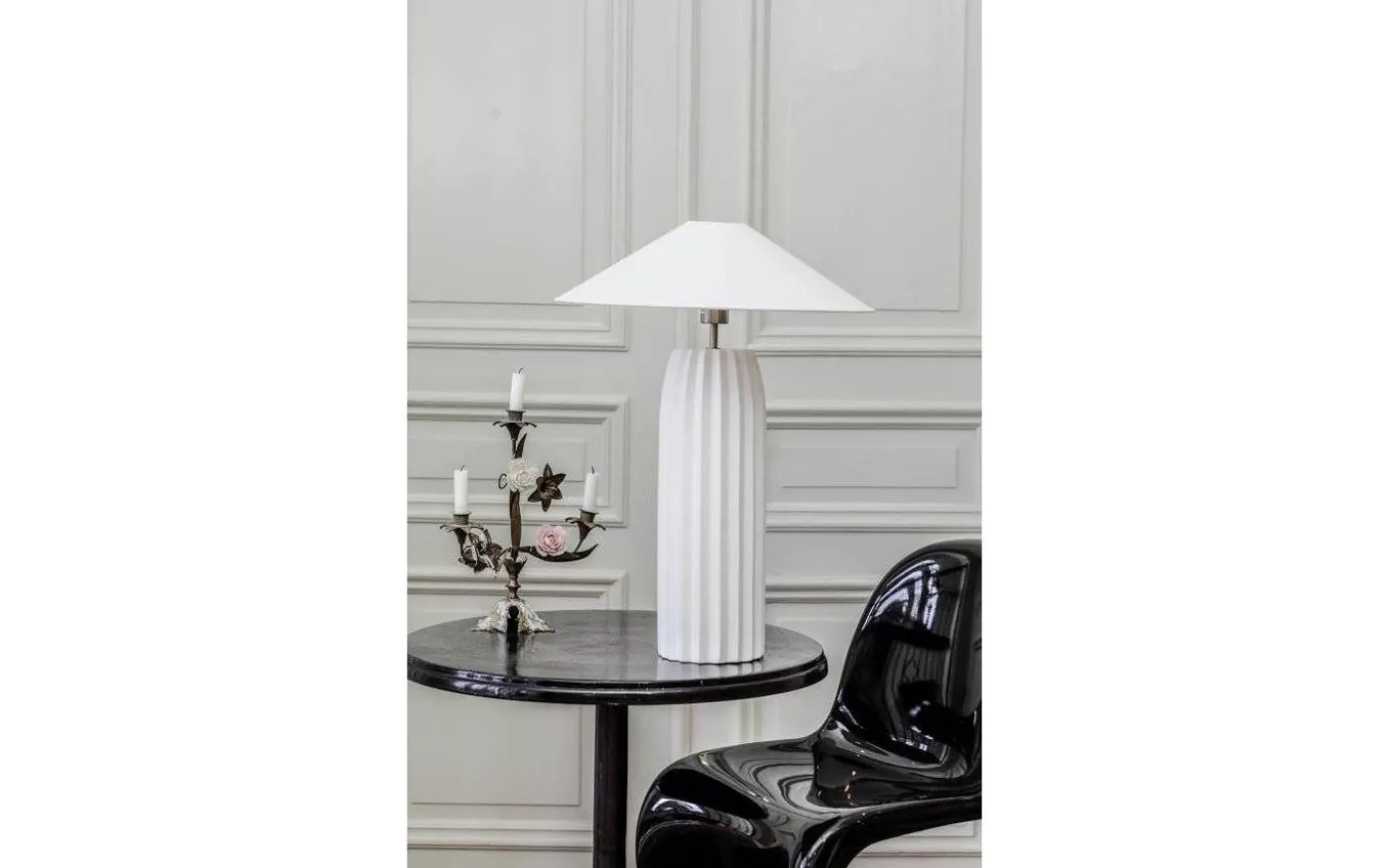 Carolin Låg Lampskärm Ø50cm Vit