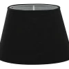 Carolin Oval Lampskärm 43cm Svart