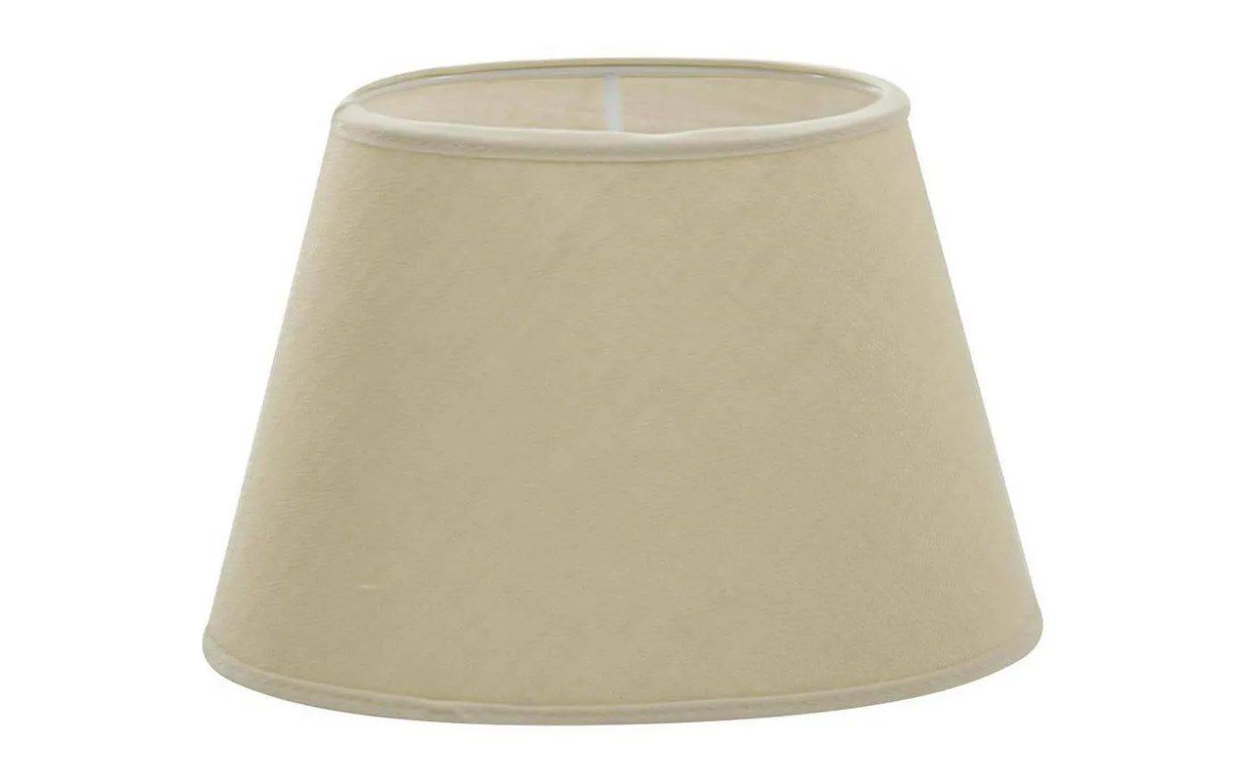 Carolin Oval Lampskärm 33cm Creme