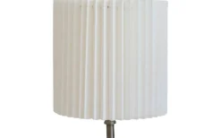 Carolin Plisserad Cylinder Lampskärm Hög Ø26cm Vit
