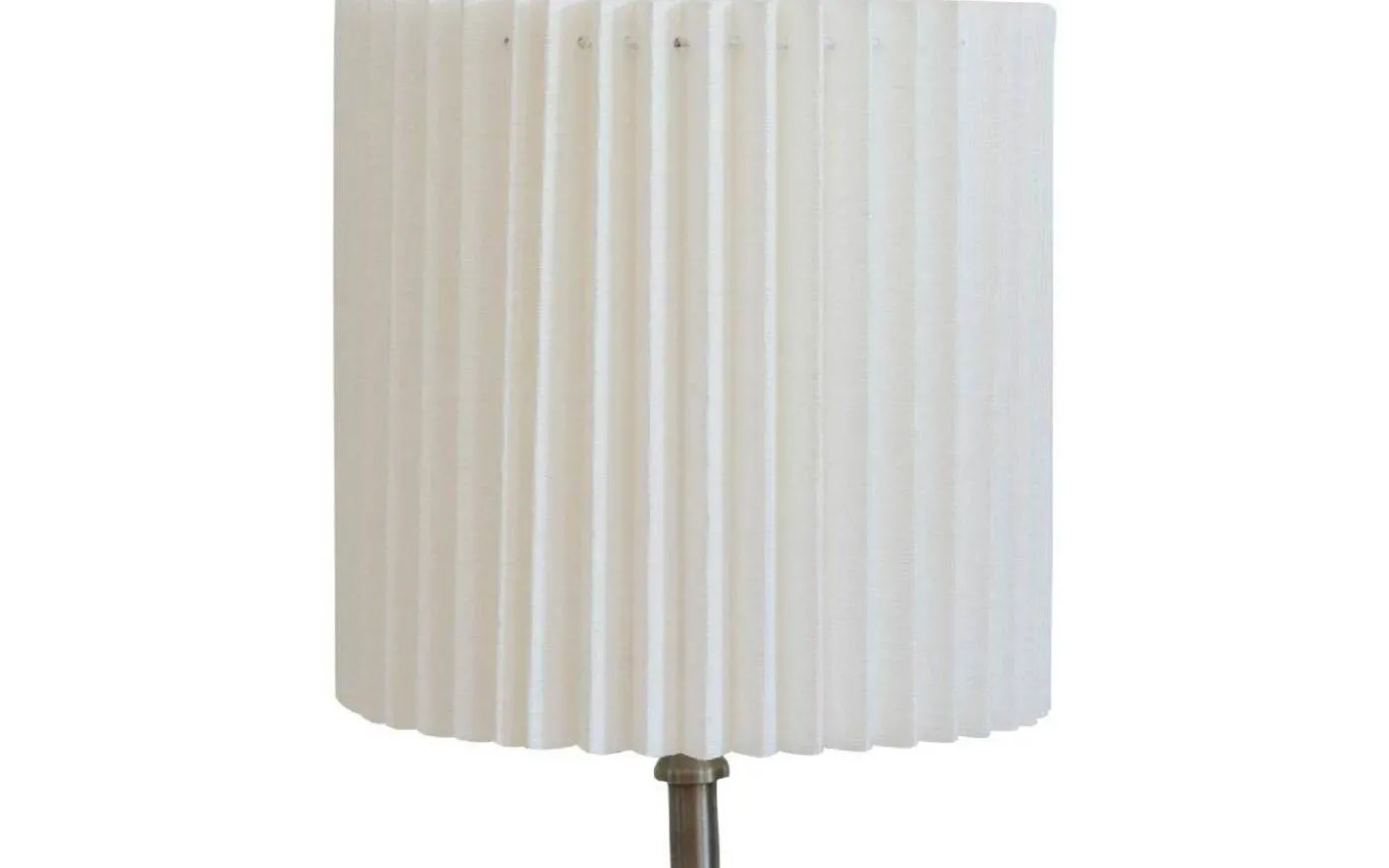 Carolin Plisserad Cylinder Lampskärm Hög Ø26cm Vit