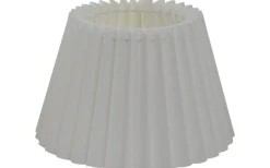 Carolin Plisserad Lampskärm Ø29cm Vit