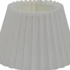 Carolin Plisserad Lampskärm Ø24cm Vit