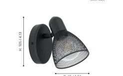 Carovigno Vägglampa Svart