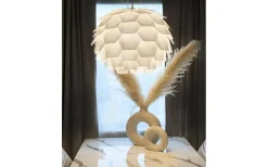 Carpatica Taklampa 60cm Vit