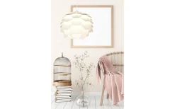 Carpatica Taklampa 41cm Vit