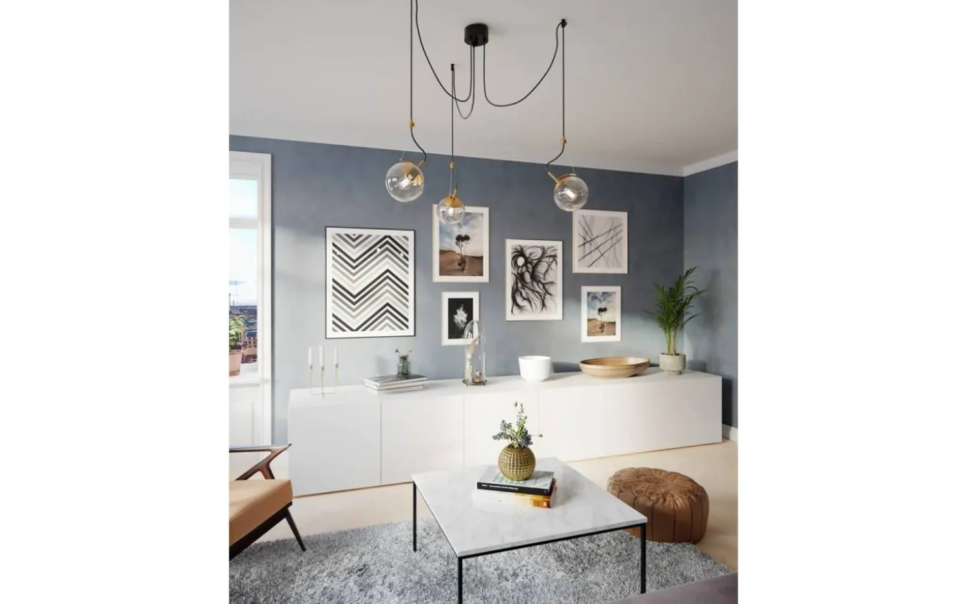 Carry Taklampa 3L Grå