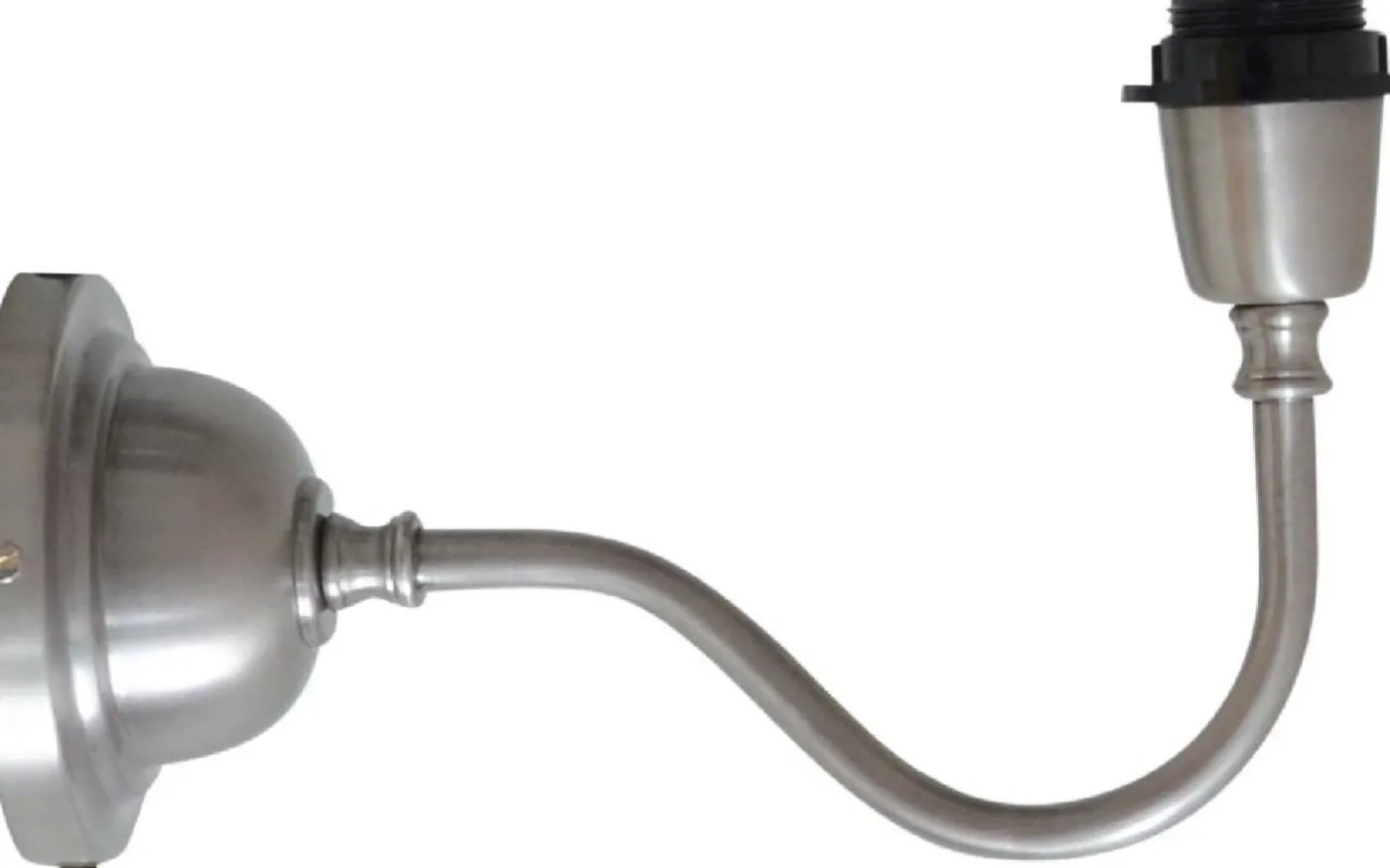 Carson Vägglampa Antik Silver