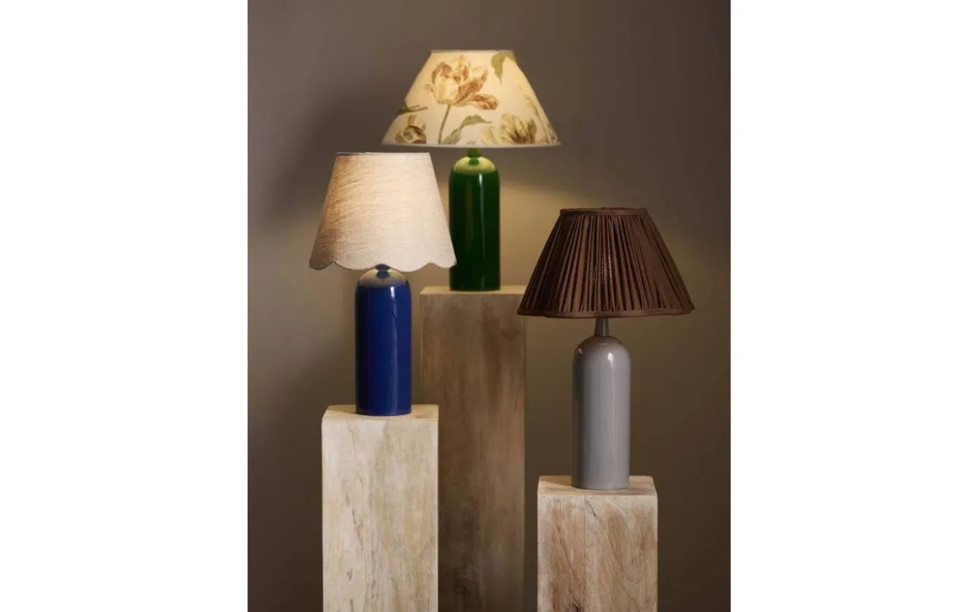 Carter Lampfot 35cm Grön