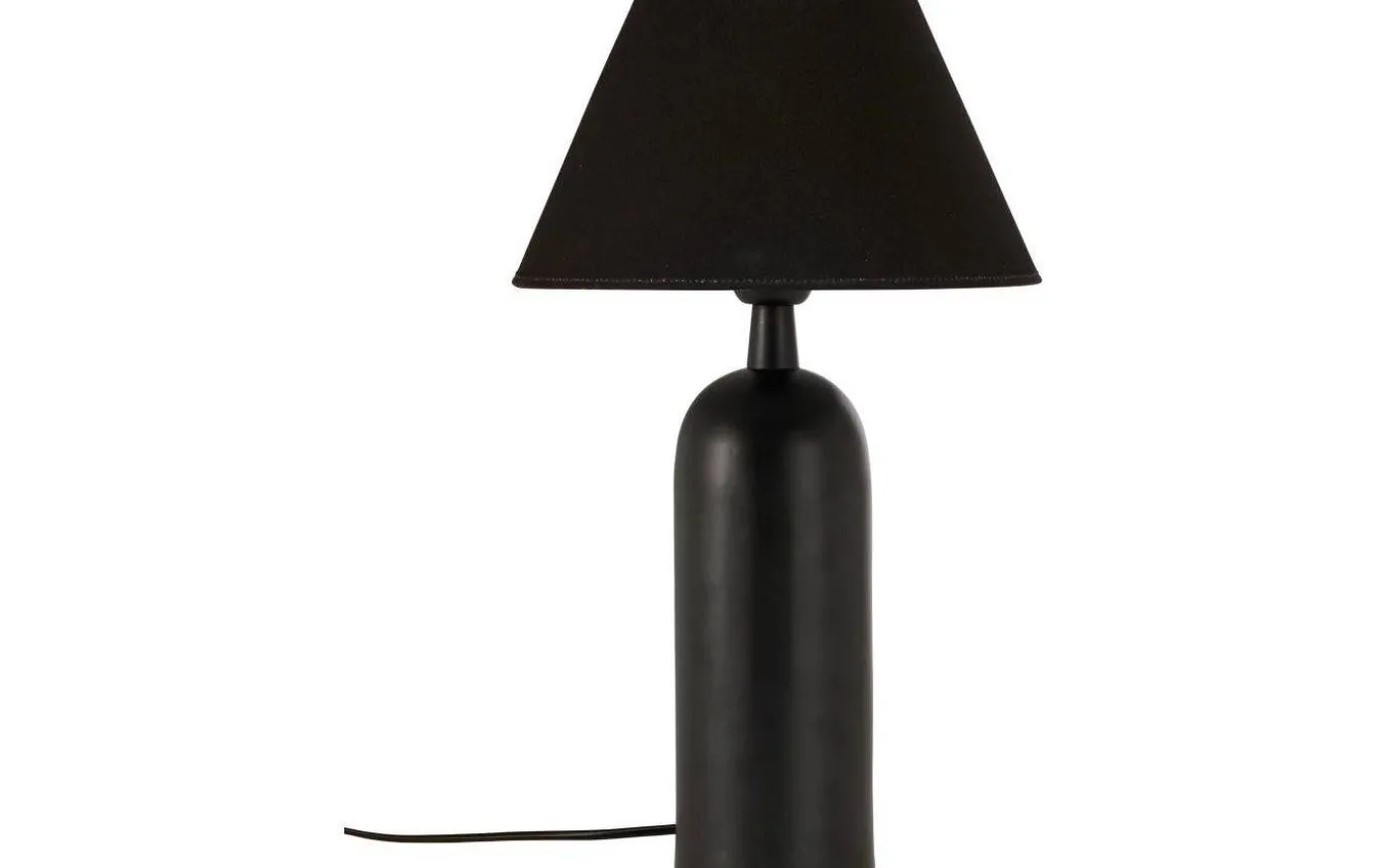 Carter Lampfot 35cm Matt Svart