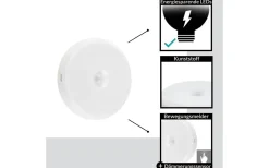 Cascia Batteridriven Nattlampa med Rörelsesensor 2-pack