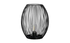 Casolare Lanterna 24 cm Svart med LED