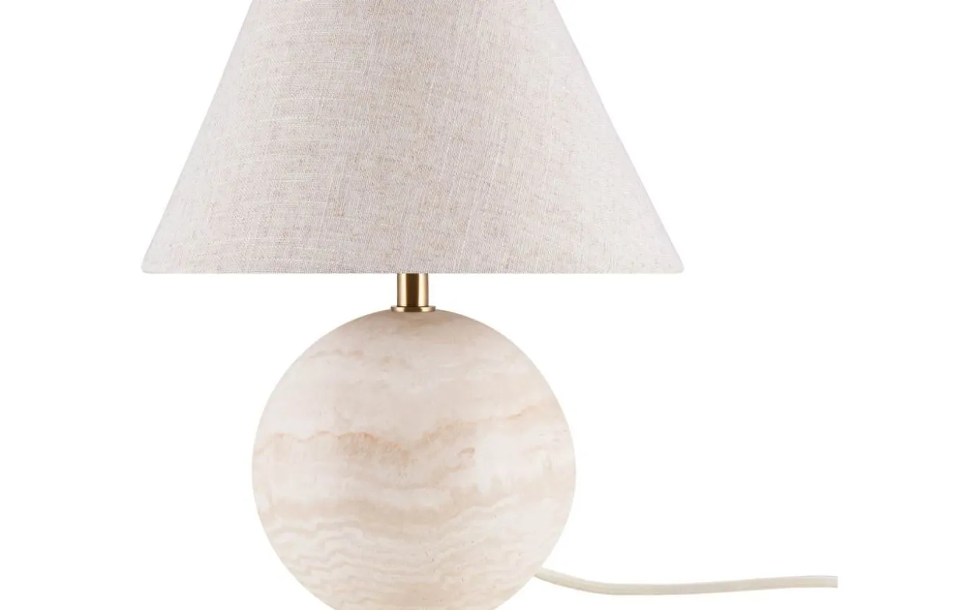 Castello Bordslampa 28cm Travertin