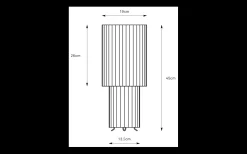 Catis Bordslampa 45cm Grå