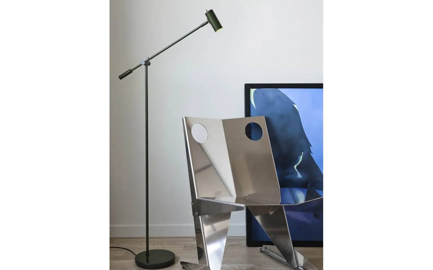 Cato Golvlampa 134cm LED GU4 Dimbar Skogsgrön/Svart