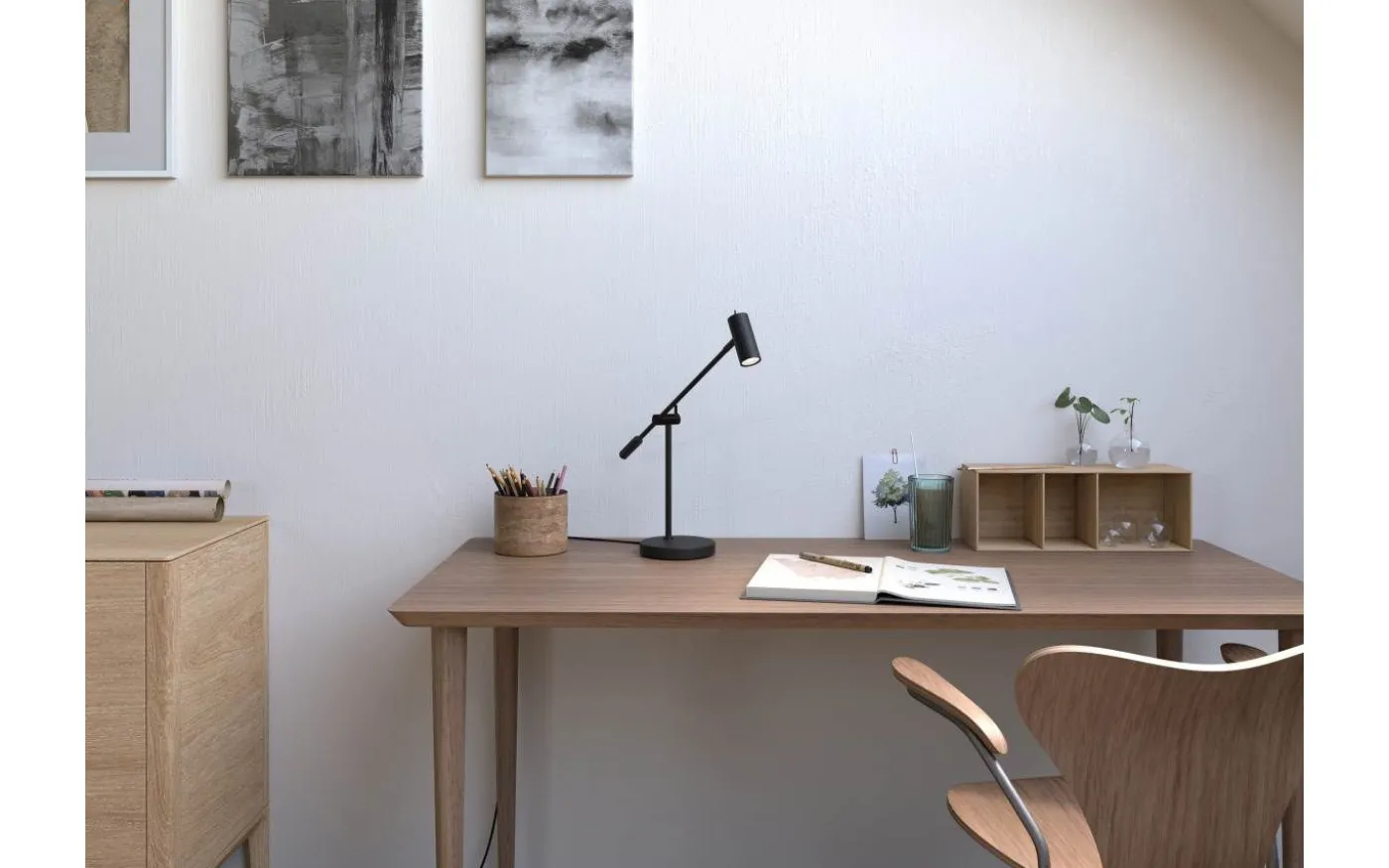 Cato Skrivbordslampa 48cm Mattsvart