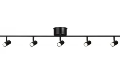 Cato Takspotlight 120cm LED 5x4W Mattsvart