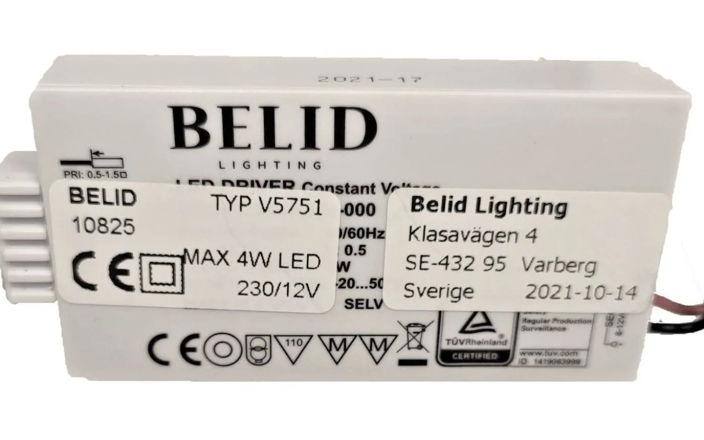 Cato Transformator LED med vriddimmer 12V DC Max 6W