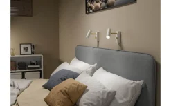 Cato Vägglampa LED GU4 Mattvit/Mässing