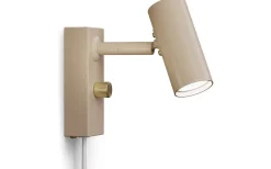 Cato Vägglampa LED GU4 Nougat/Mässing