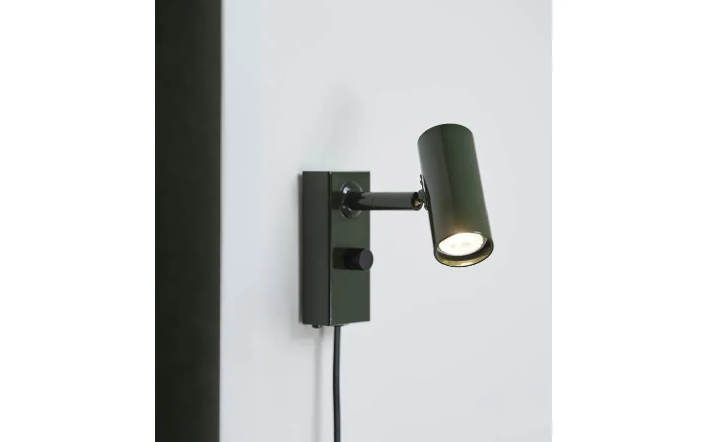 Cato Vägglampa LED GU4 Skogsgrön/Mattsvart